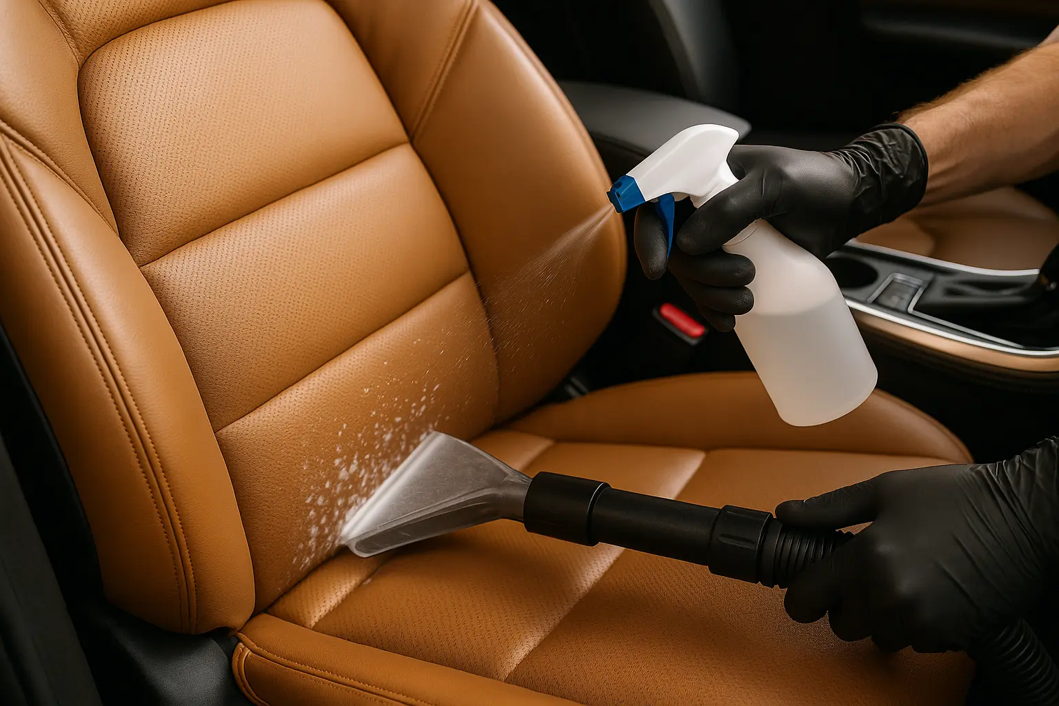 Čištění interiéru auta v Praze