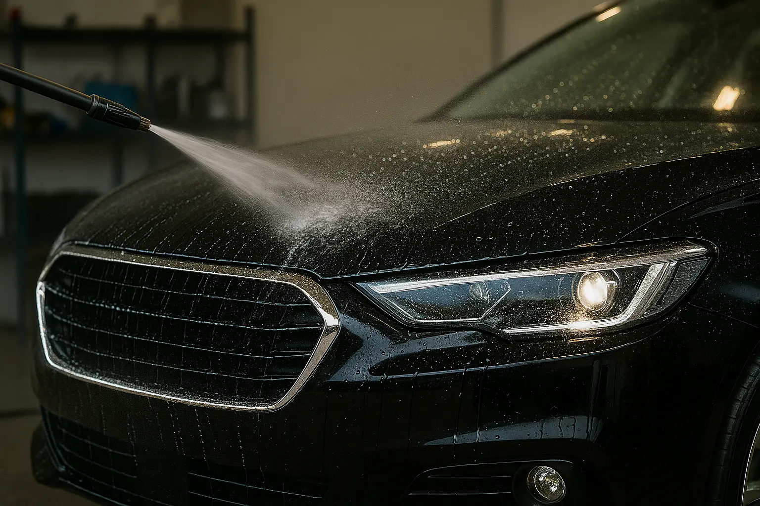 Mytí karosérie auta